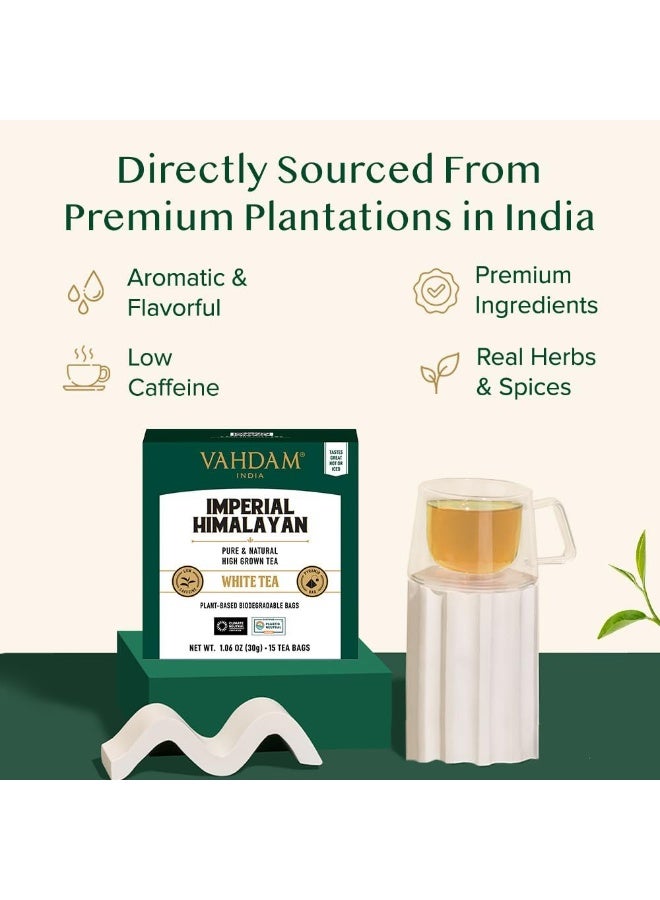 فادام شاي أبيض إمبريال هيمالايا 15 كيس شاي - Image 4