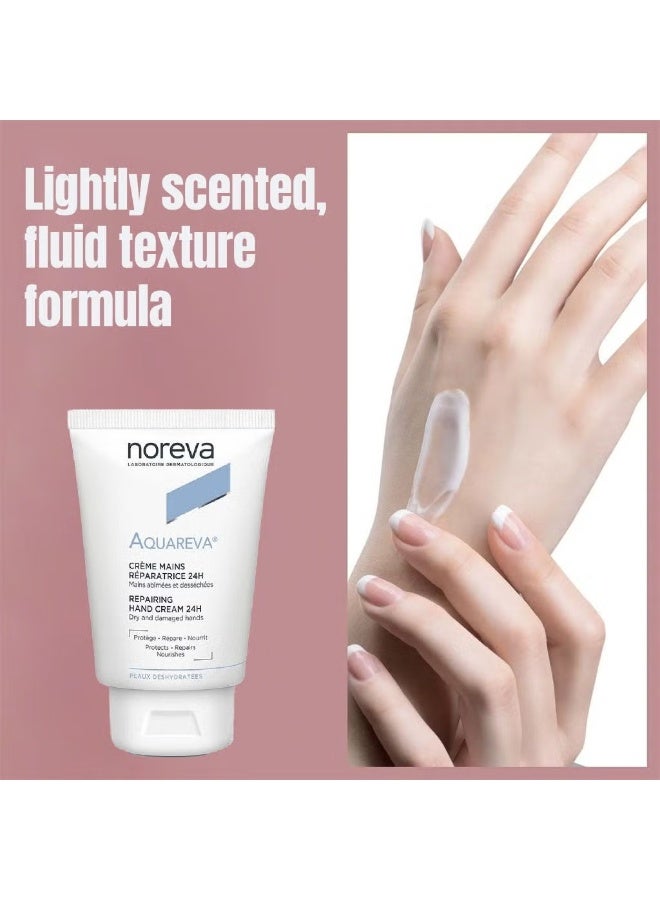 Noreva Aquareva Repairing Hand Cream 24H 50ml - Image 2