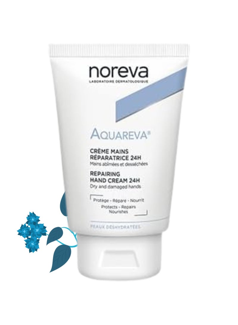 Noreva Aquareva Repairing Hand Cream 24H 50ml - Image 1