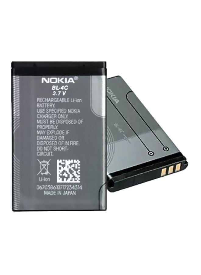نوكيا بطارية بديلة لهاتف نوكيا BL4C 820 mAh رمادي / أبيض / أسود - Image 2