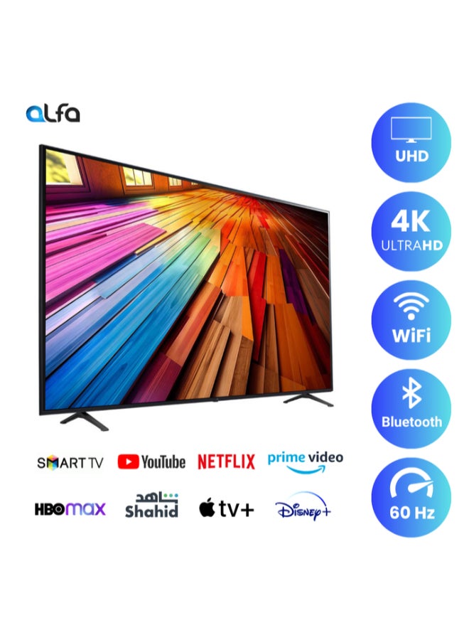 LG Renewed - 55-Inch Smart TV - 55UT80 Black - Image 2