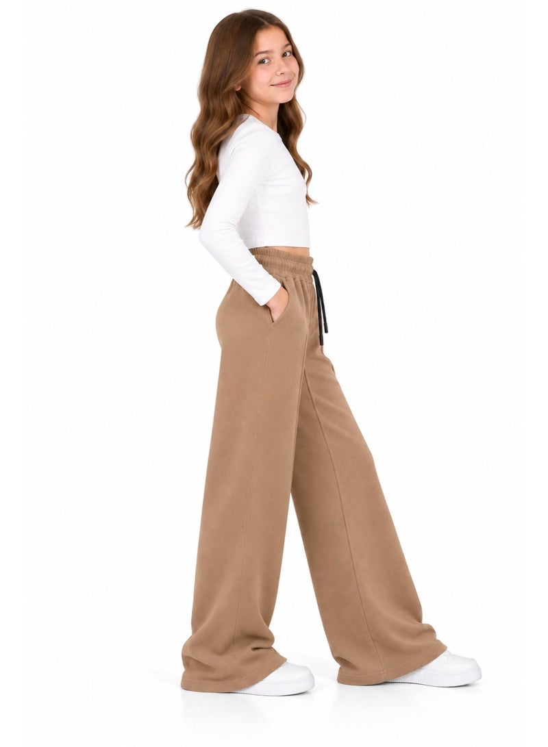 Caesar Girls' wide-leg trousers in Heshira fabric. - Image 3