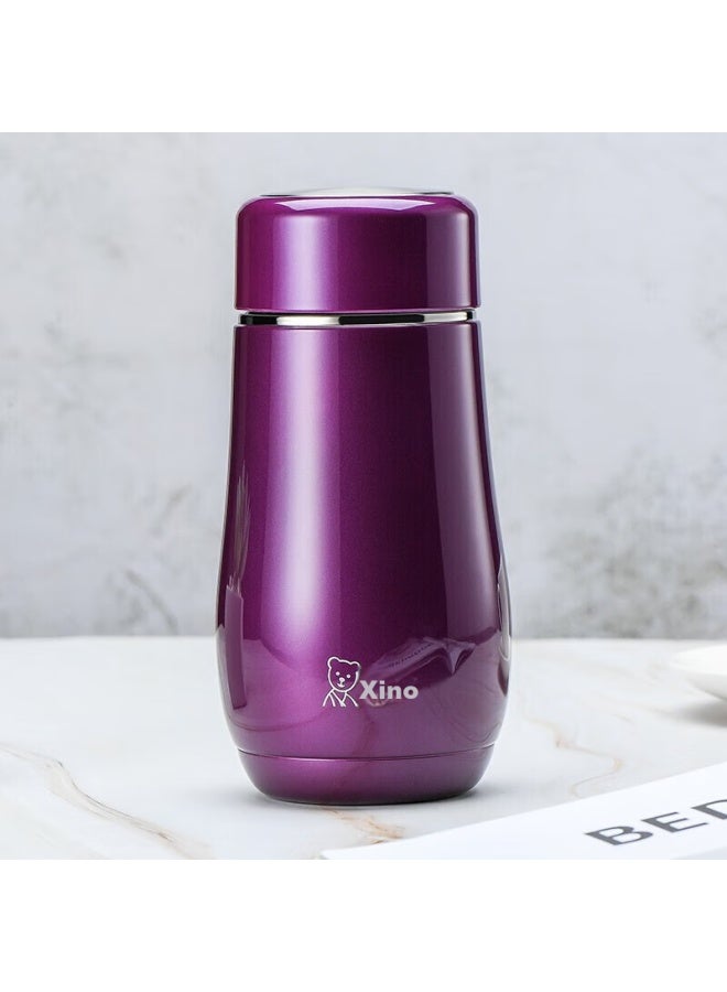 Heenoor Xino Insulated Mug For Women, Stylish Stainless Steel Water Bottle, Portable Home Tea Cup Xn-9638 Crystal Purple 300ml - Image 1
