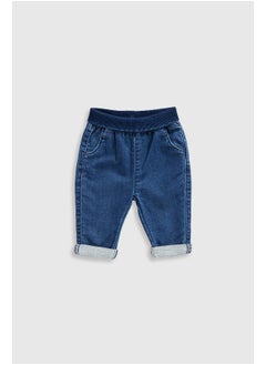 mothercare Dark-Wash Denim Joggers  - Image 1