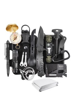 Survival Kit, 17 In 1, Professional Survival Gear Tool Kit, Camping Equipment, Camping Essentials
