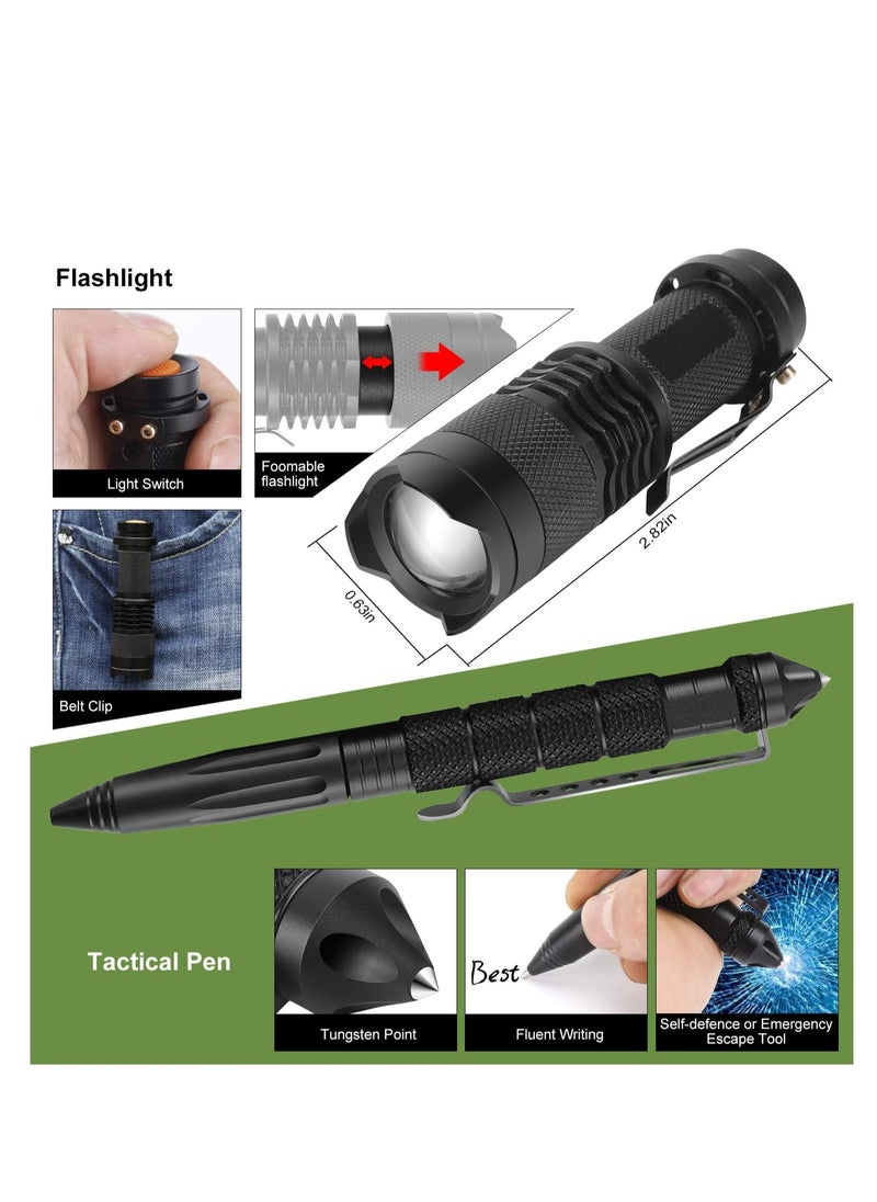 ARCOON - Survival Kit, 17 In 1, Professional Survival Gear Tool Kit, Camping Equipment, Camping Essentials - Image 1