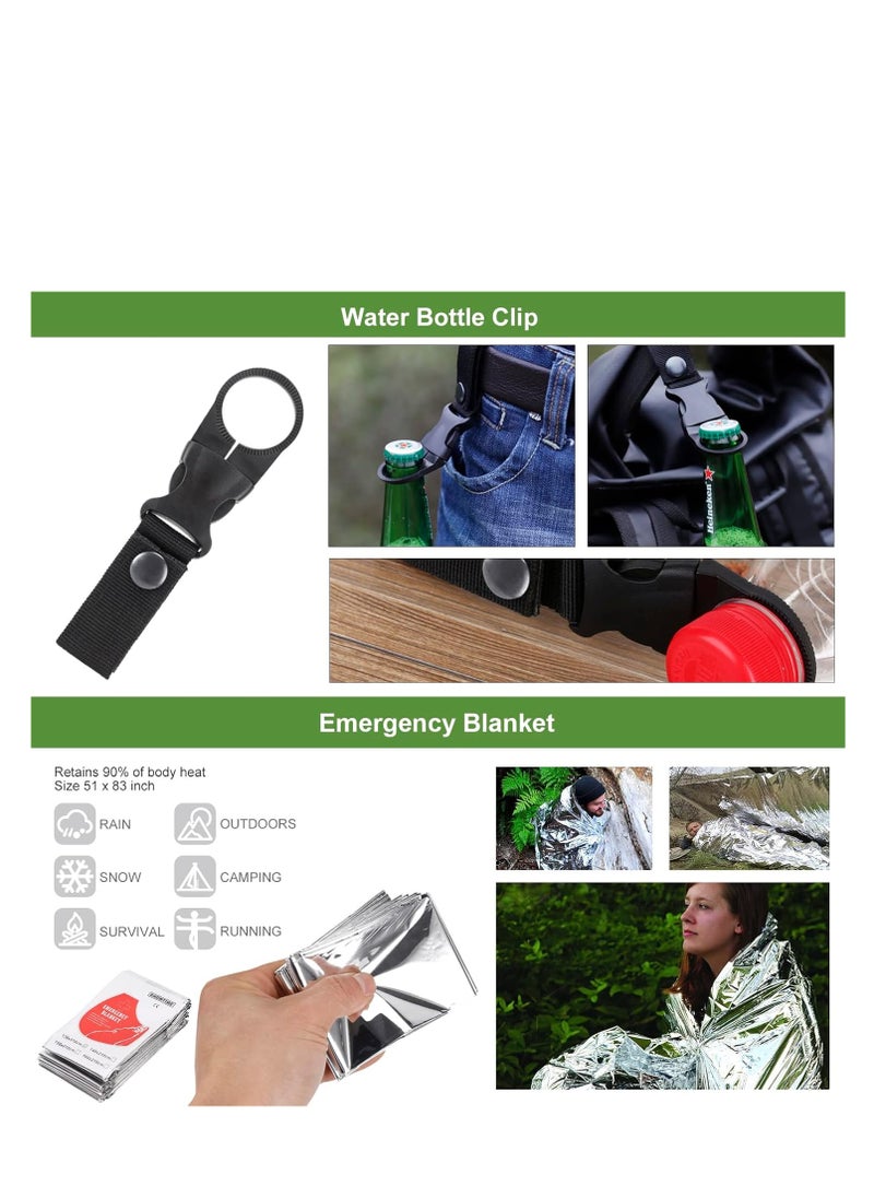 ARCOON - Survival Kit, 17 In 1, Professional Survival Gear Tool Kit, Camping Equipment, Camping Essentials - Image 1