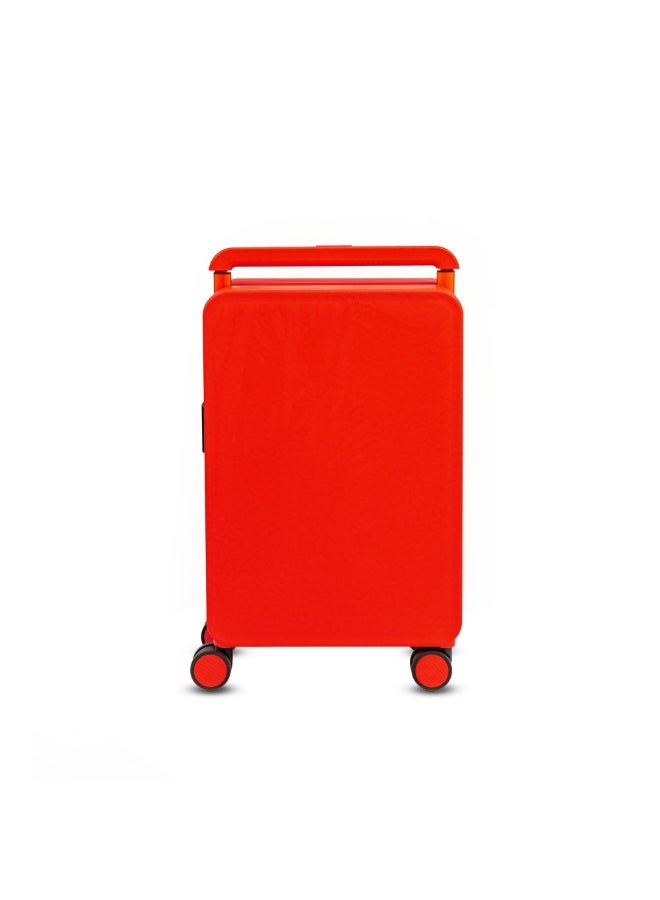 20 Inch Carry On Luggage 22x14x9 Airline Approved Lightweight PC Hard Shell Suitcases with Wheels for Travel Rolling Luggage (Red) - Image 1
