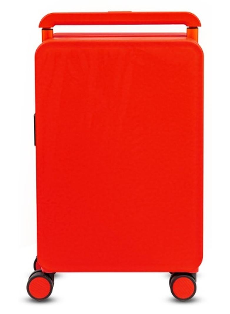 20 Inch Carry On Luggage 22x14x9 Airline Approved Lightweight PC Hard Shell Suitcases with Wheels for Travel Rolling Luggage (Red) - Image 1