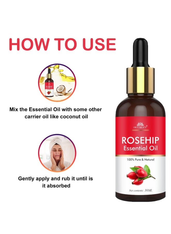 INTIMIFY زيت ثمر الورد العطري من إنتيميفاي للبشرة والشعر | 30 مل - Image 4