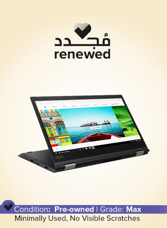 Lenovo Renewed - ThinkPad X380 Yoga Laptop With 13.3-Inch FHD Touch Display,Core i5/8th Generation/8GB RAM/256GB SSD/Intel HD Graphics English Black - Image 1