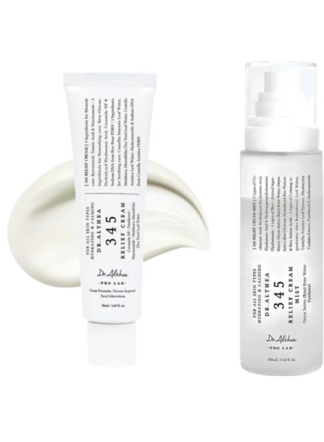 Dr Althea Soothing And Moisturizing Cream 345 Dr Althea Moisturizing And Relieving Skin Cream Mist 345
