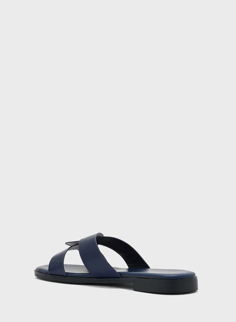 Khizana Interwoven Strap Flat Sandal