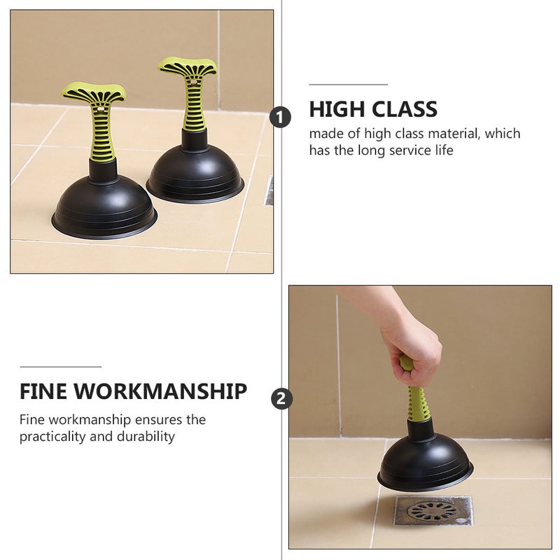2 pcs Kitchen Drain Plunger Tool Home Bathroom Kitchen Drain Unclogged Plunger - Image 5