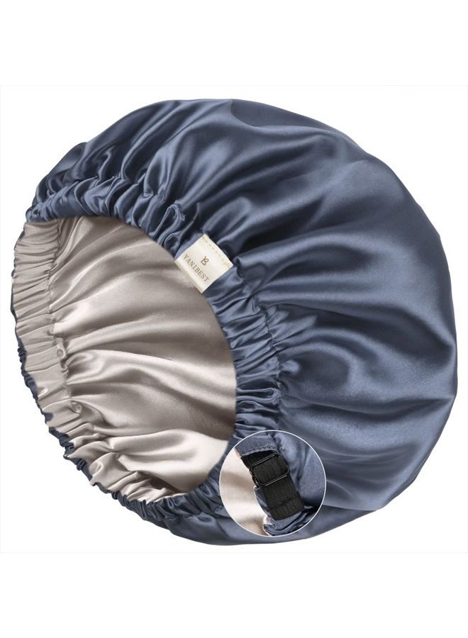 YANIBEST Silk Bonnet for Sleeping Satin Bonnet Hair Bonnets for Black Women and Men Double Layer Ajustable Bonnet for Curly Braids Hair - Image 1