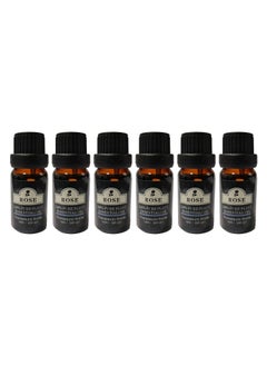 إبسون زيت الورد العطري 10 مل، عبوة من 6 زجاجات. 