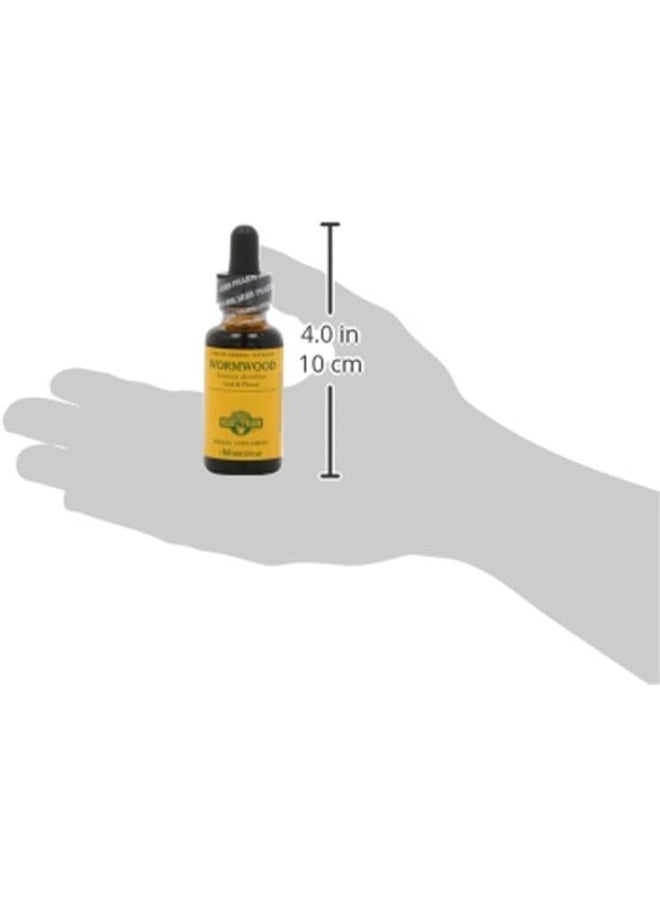 HERB PHARM - Certified Organic Wormwood Liquid Extract For Digestive System Support 1 Ounce - Image 1