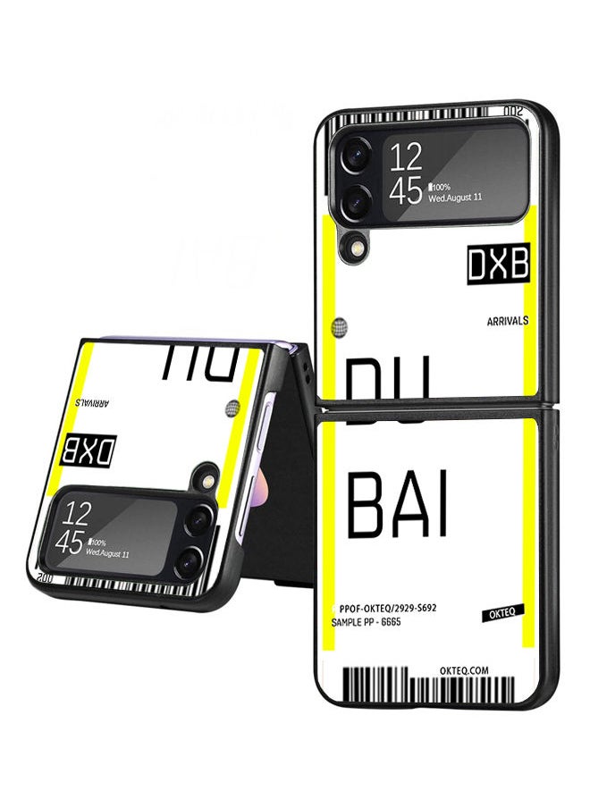 Okteq - Hard Back Cover Case Dubai Airport for Samsung Galaxy Z Flip 4 - Image 1