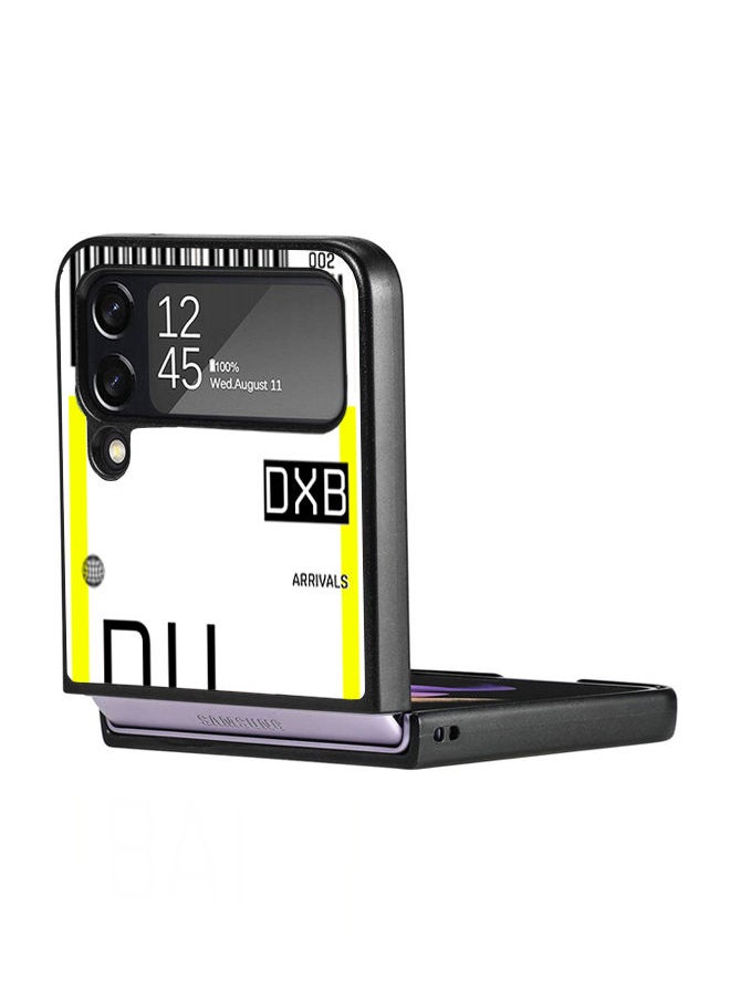 Okteq - Hard Back Cover Case Dubai Airport for Samsung Galaxy Z Flip 4 - Image 1