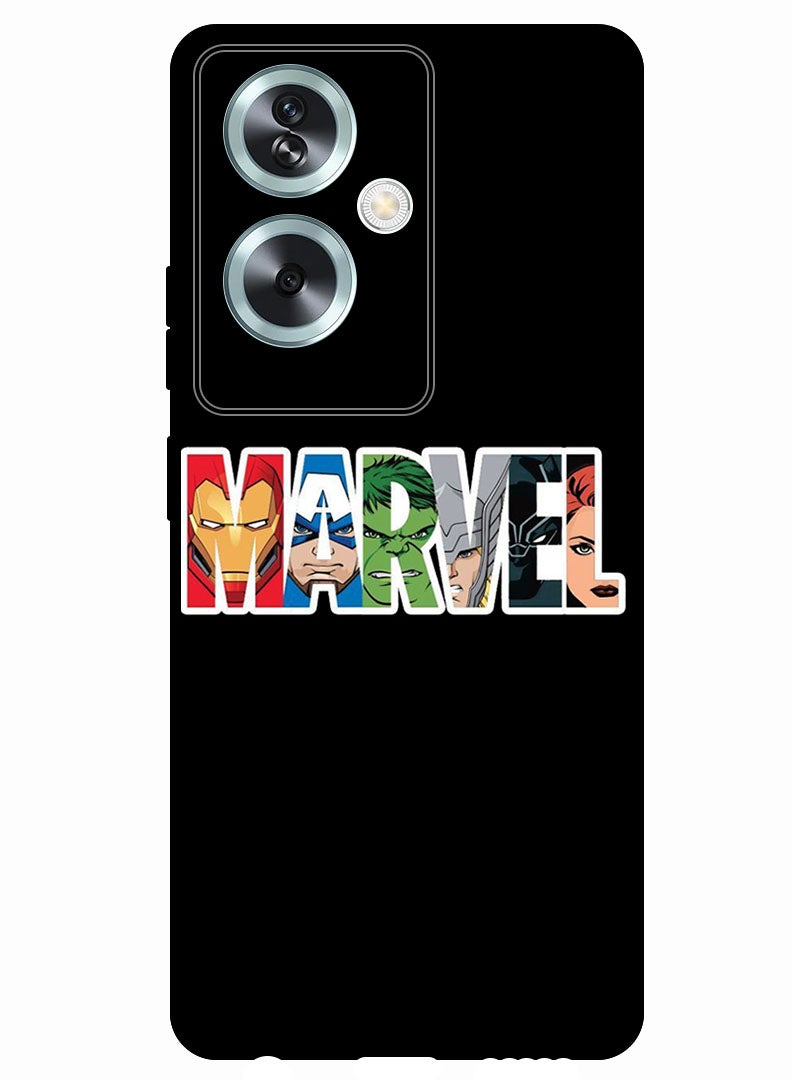 Theodor Protective Case Anti Scratch Shock Proof Bumper Cover For Oppo A2 Marvel Charecters - Image 1