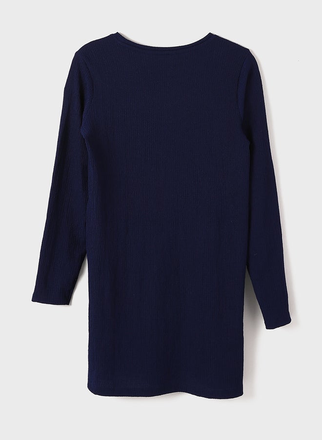 LC WAIKIKI Crew Neck Textured Women's Tunic  - Image 4