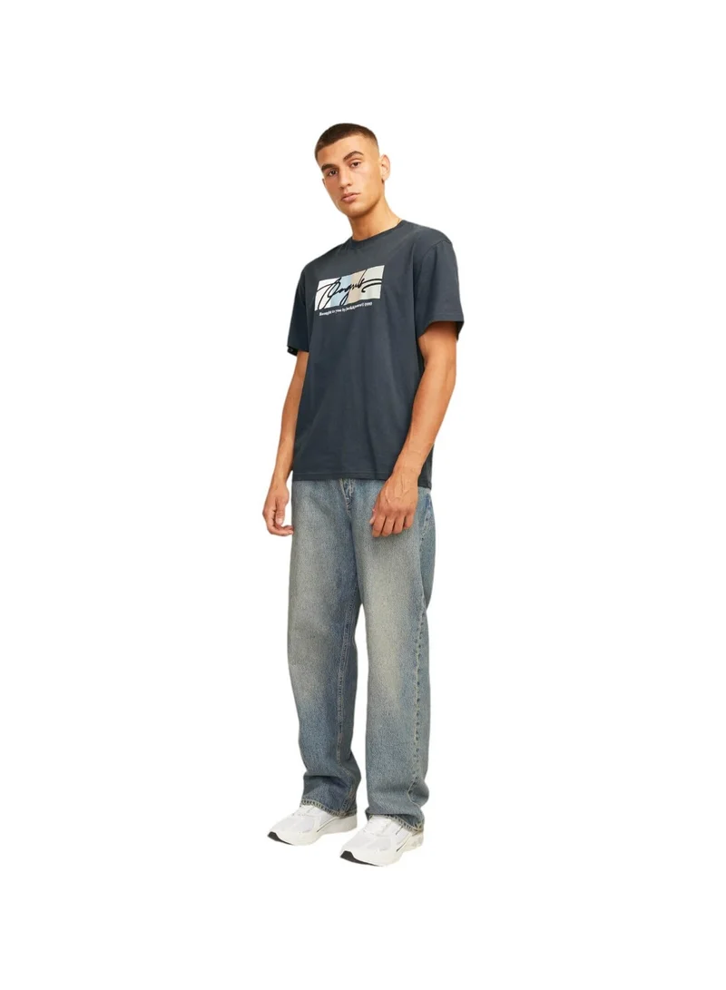 JACK & JONES Jorportland Logo Crew Neck T-Shirt