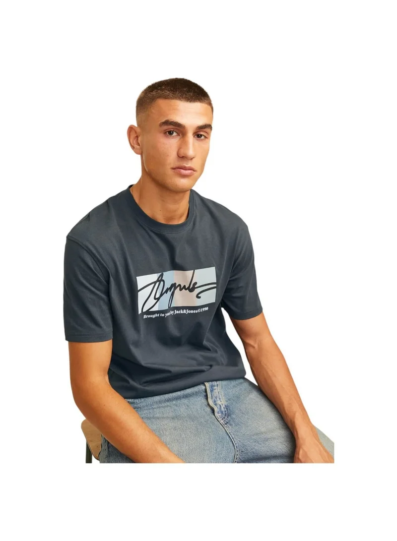JACK & JONES Jorportland Logo Crew Neck T-Shirt