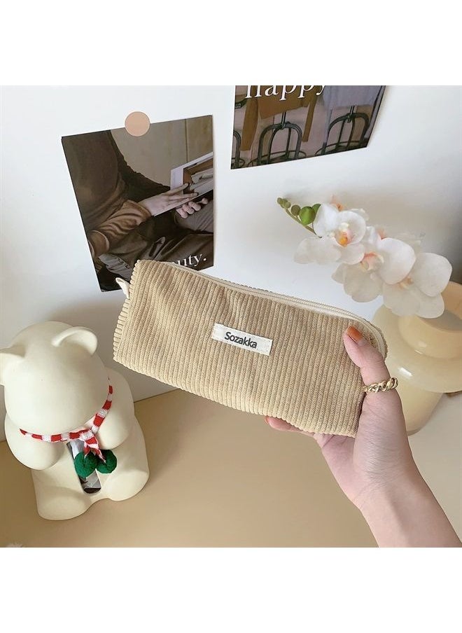 LETGO Travel Cosmetic Bag Large Capacity Makeup Bags Makeup Brushes Storage Bag Makeup Pouch Travel Toiletry Bag Organizer for Women  - Image 5