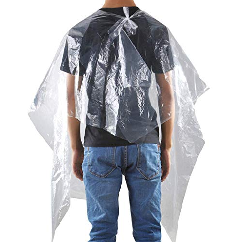 Wacece Disposable Capes - Salon Hair Capes, Large Size, 100PCs 130x160cm for Hair Dressing - Image 2