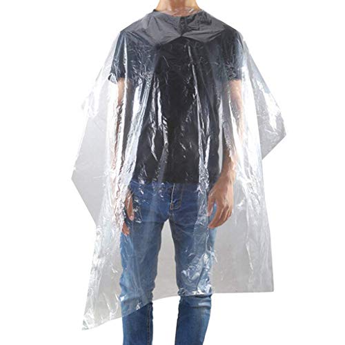 Wacece Disposable Capes - Salon Hair Capes, Large Size, 100PCs 130x160cm for Hair Dressing - Image 1