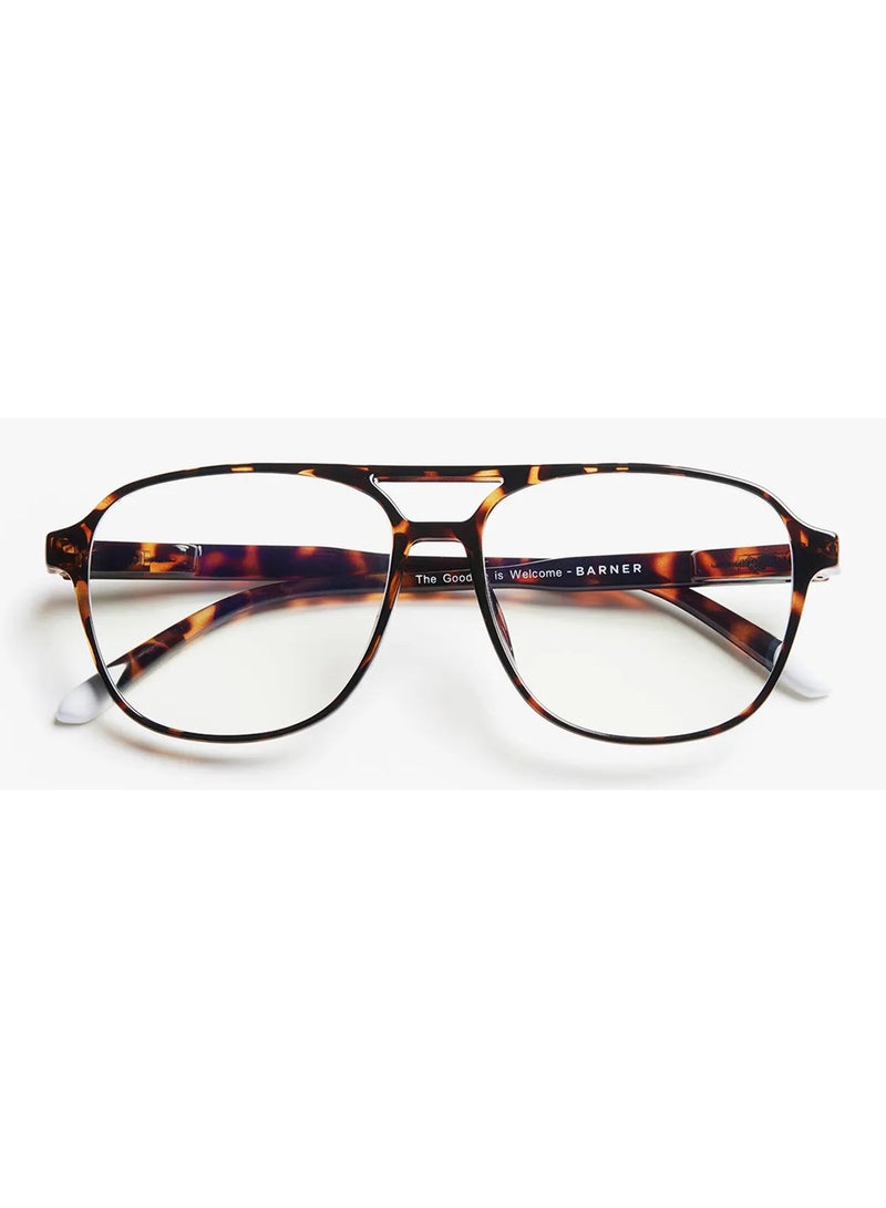 BARNER Brad Glossy Tortoise - Aviator Glasses - Image 1