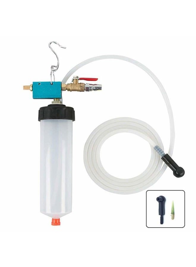 DEDC Universal Auto Brake Fluid Extractor, Power Steering Oil Change Replacement Tool, Brake and Clutch Fluid Drained Bleeder Tool Equipment Kit for Car Motorcycle - Image 1