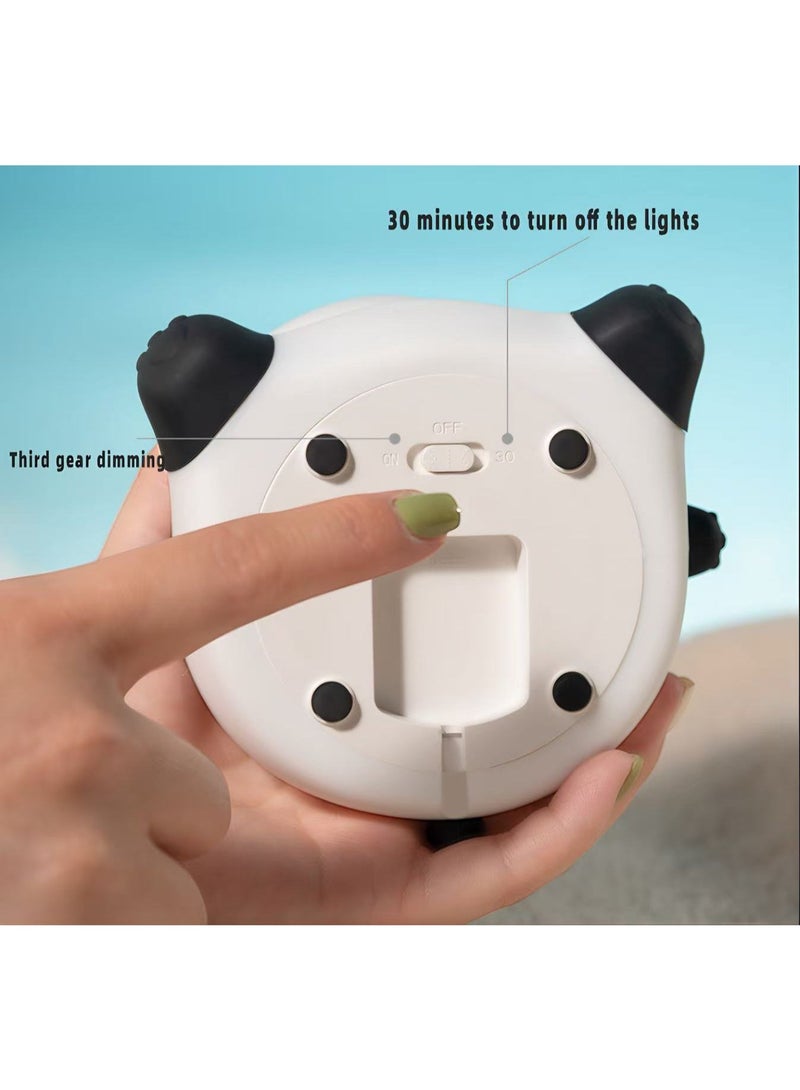 Children's Night Light Sleep Companion Tap Light Healing Panda Silicone Light LED Touch Control Light - Image 5