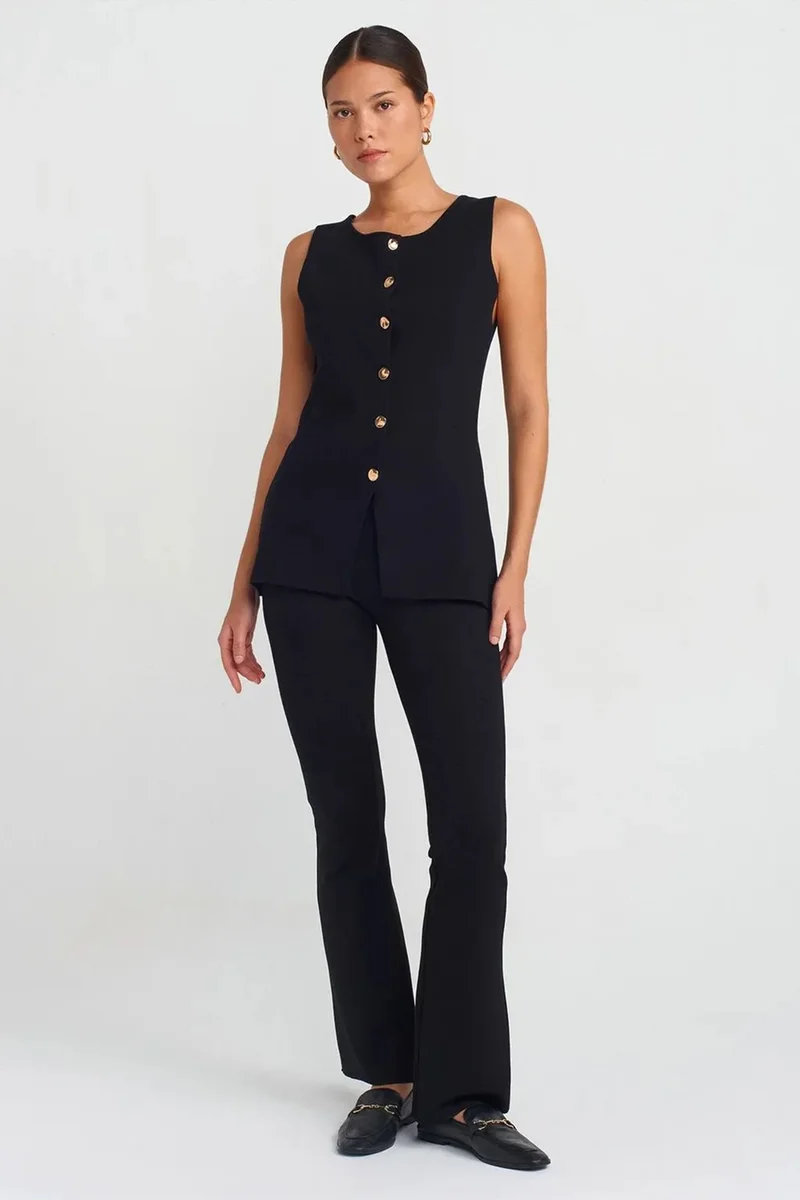 DILVIN High-Waist Flare Leggings