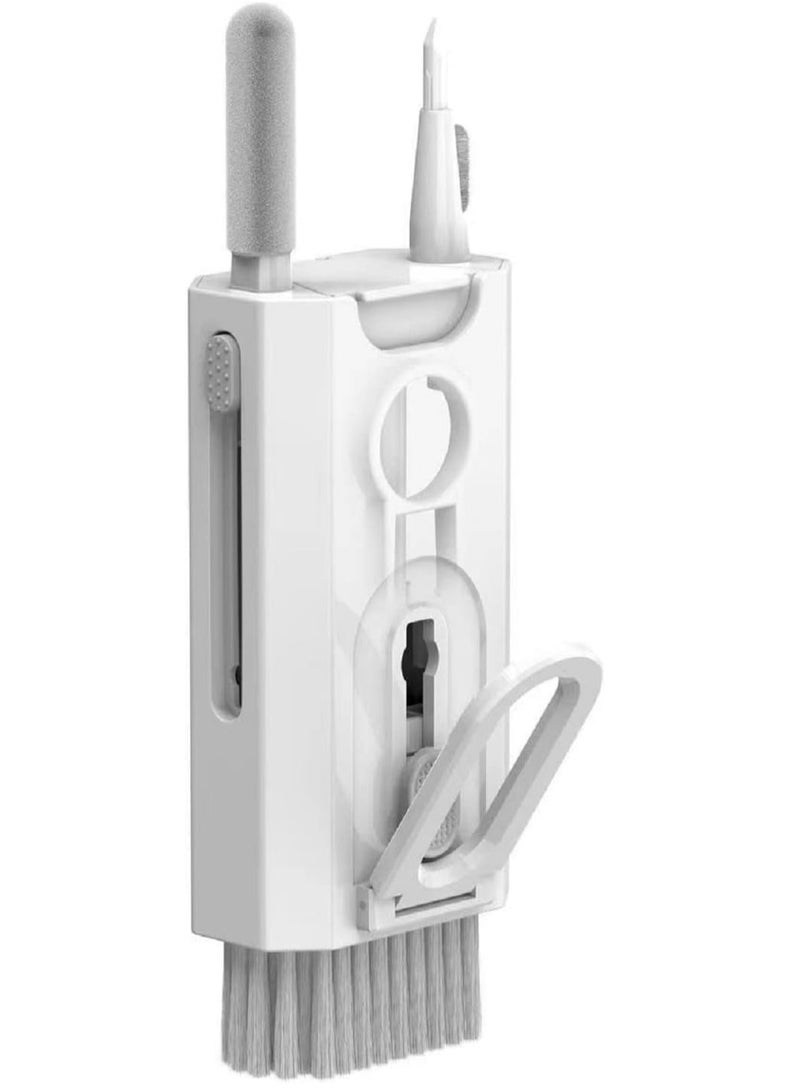 ELTRAZONE 8 in 1 Electronic Cleaner kit，Laptop Screen Keyboard Cleaner Kit, Brush Tool for Tablet, Computer, PC Monitor,TV Camera Lens ，Mobile Phone Holder. (White) - Image 1