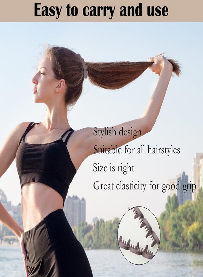 CYUXING 6Pcs Ladies Banana Hairpins, Exquisite Small Banana Clips Supplies for Thin Hair, Stylish Matte Ponytail Clips for Women Good Size Ease of Use Suitable for All Hair Types - Image 3
