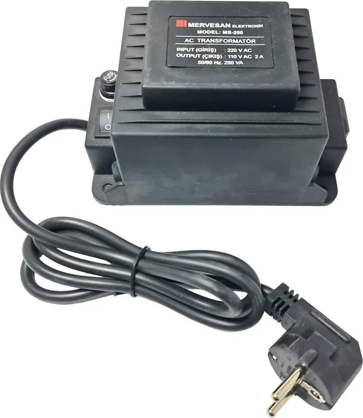 Mervesan 250WATT 220V-110V Ac-Ac Converter Converter MS-250