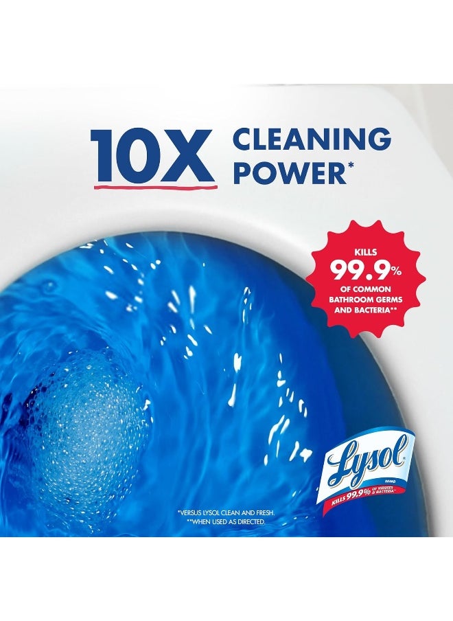 Lysol - Lysol Power Toilet Bowl Cleaner, 48oz, 4 x 2- Packs - 24 oz(709 mL) EACH - Image 1