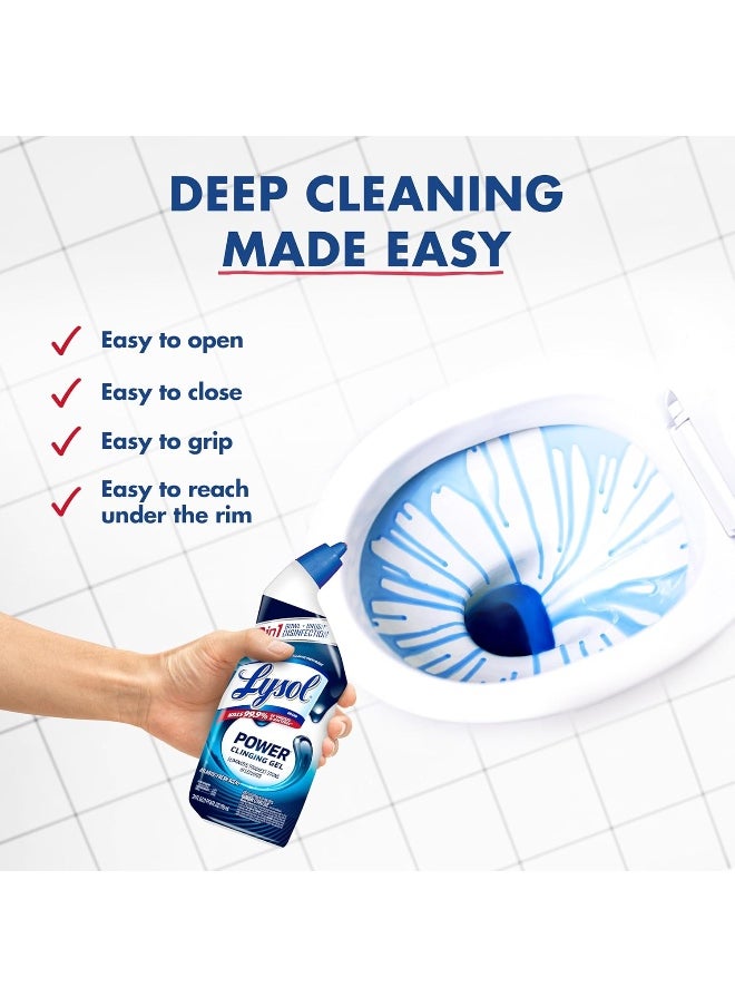 Lysol - Lysol Power Toilet Bowl Cleaner, 48oz, 4 x 2- Packs - 24 oz(709 mL) EACH - Image 1