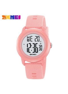 SKMEI SKMEI Youth Minimalist PU Silicone Waterproof Sport Watch Pink 
