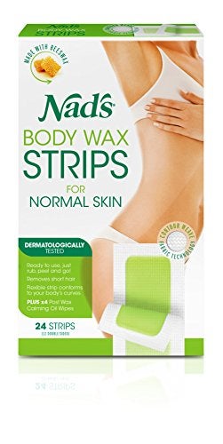 Nads Hair Removal Strips 24 Strips Pack of 2