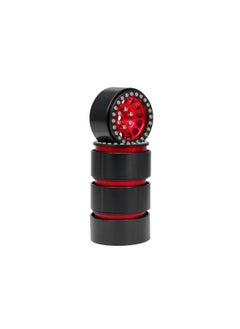 NIBEMINENT 4-Piece Beadlock Wheel Rim Hub For 1/10 Traxxas Hsp Redcat Rc4wd Tamiya Axial SCX10 D90 HPI RC Car 1RM11943R  - Image 3