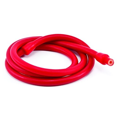 Lifeline 5' Resistance Cable for Low Impact Strength Training and Greater Muscle Activation - 60lbs , Red - Image 1