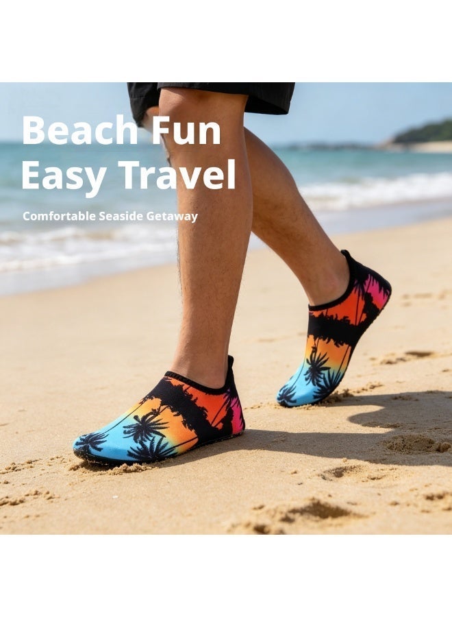 Water Shoes for Women Men Kids, Barefoot Quick-Dry Aqua Water Socks Slip-on Swim Beach Shoes for Snorkeling Surfing Kayaking Beach Walking Yoga - Image 4