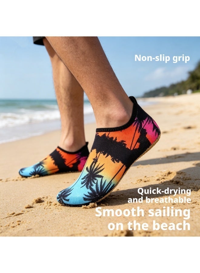 Water Shoes for Women Men Kids, Barefoot Quick-Dry Aqua Water Socks Slip-on Swim Beach Shoes for Snorkeling Surfing Kayaking Beach Walking Yoga - Image 3