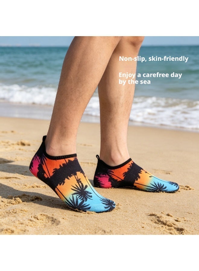 Water Shoes for Women Men Kids, Barefoot Quick-Dry Aqua Water Socks Slip-on Swim Beach Shoes for Snorkeling Surfing Kayaking Beach Walking Yoga - Image 5