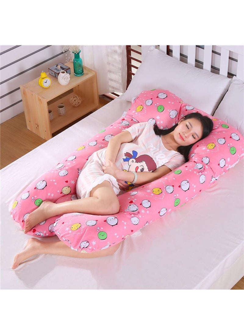 ماركة غير محددة U-Shaped Full Body Pregnancy Cotton Pillow 80x155cm  - Image 1