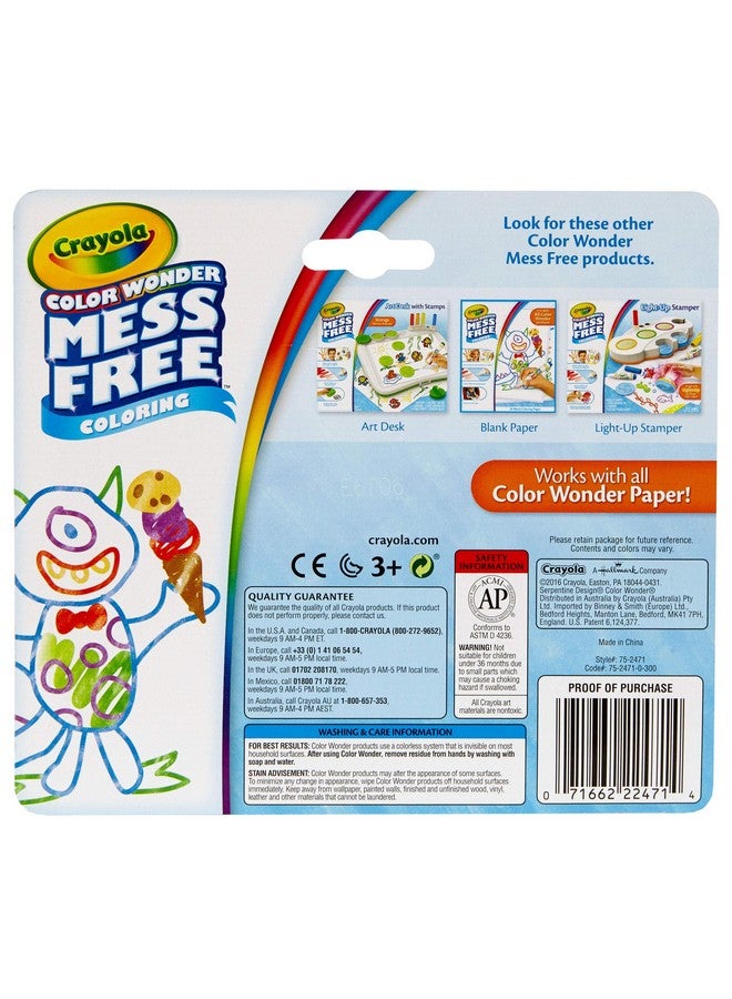 CRAYOLA Color Wonder Markers, Mess Free Coloring, 10 Count, Gift For Kids, Age 3, 4, 5, 6, Multi - Image 4