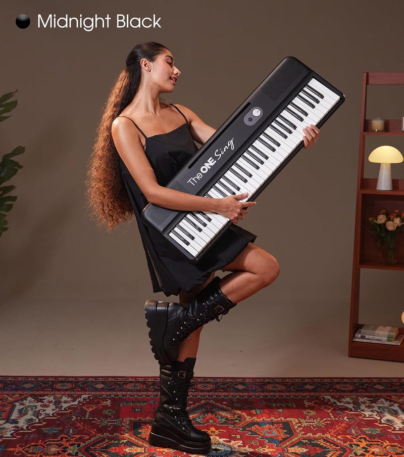 The ONE Keyboard Piano Sing - 61 Keys Electric Piano for Singing & Practice with Bluetooth and Huge Library of Songs - Image 2