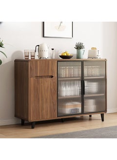 keke Modern Wooden Storage Kitchen Cabinet with Shelves for Living Room & Kitchen  - Image 1